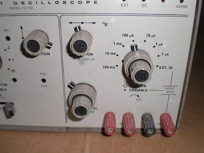 Vintage built kit heathkit model 10-103 oscilloscope