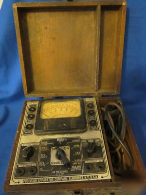 Vintage volt amp. meter - precision apparatus