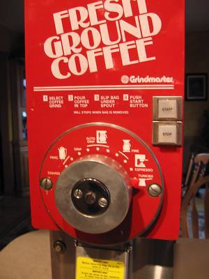 *grindmaster 875 coffee espresso grinder** red** nice*