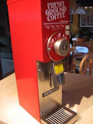 *grindmaster 875 coffee espresso grinder** red** nice*