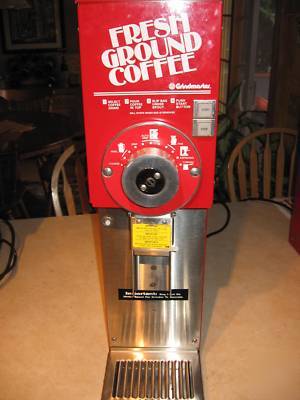 *grindmaster 875 coffee espresso grinder** red** nice*