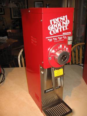 *grindmaster 875 coffee espresso grinder** red** nice*