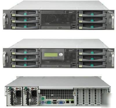 Quadcore server 4 x 2,3 ghz 2 x 1 tb hd 8 gb ram raid 1