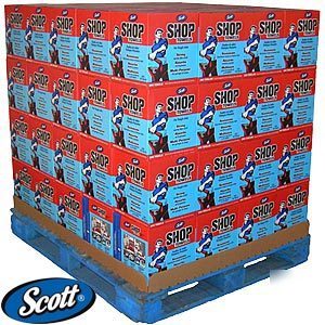 Scott shop towels available in 1/2 or full pallet qty's