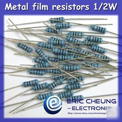 100PCS 5K6 ohm metal film resistors 1/2W+/-1%
