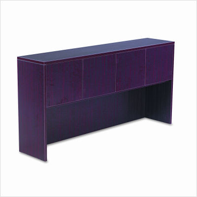 Alera valencia hutch bookcase doors mahogany