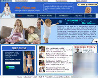 Baby adoption website busines sell + adsense