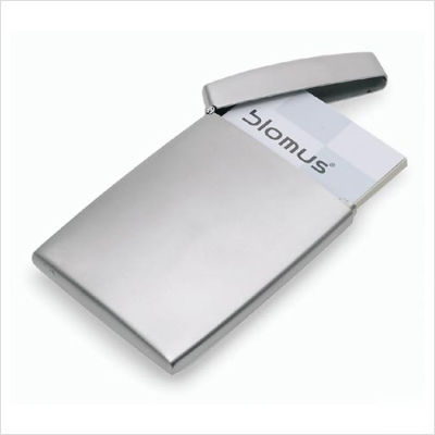 Blomus gentleman's business card case with top
