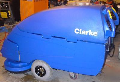 Clarke focus walk behind s-series scrubber w/warranty 