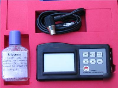 Digital thickness gauge steel glass etc.w/ RS232C intf.