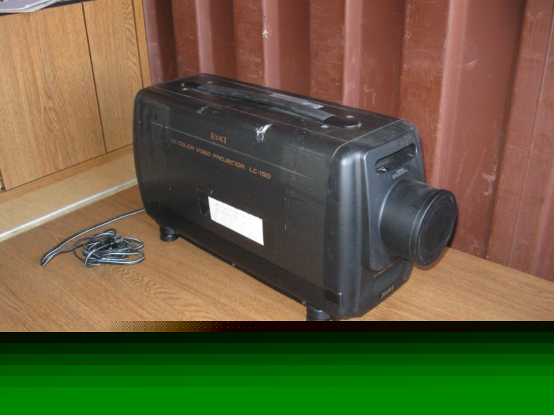 Eiki color video projector lc-150