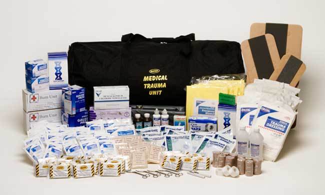 Emergency first aid trauma unit medical kit 100 person