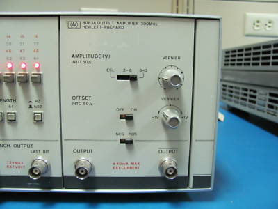 Hp 8080A pulse generator mainfame w/ 8081A 8083A 8084A