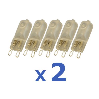 10PCS G9 halogen lighting bulb lamp / frost type 