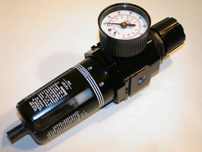 Aro air regulator filter with gauge 1/4