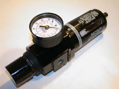 Aro air regulator filter with gauge 1/4