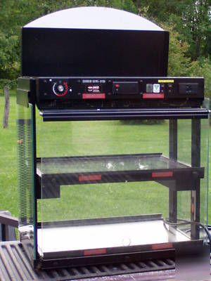 Deluxe bakery oven w/proofer & hatco merchandiser