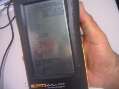 Fluke one touch series ii network assistant