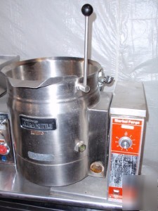 Market forge MFT6CE countertop tilting steam kettle