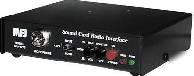 Mfj-1275 sound card interface w/ p/s & RS232 cable