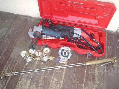 Milwaukee sawzall-harristorch--boschgrinder-tool bundle