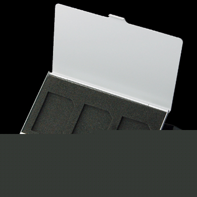 New aluminum sd secure digital memory card case holder 