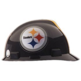 New hardhat msa safety steelers decal union w brim 