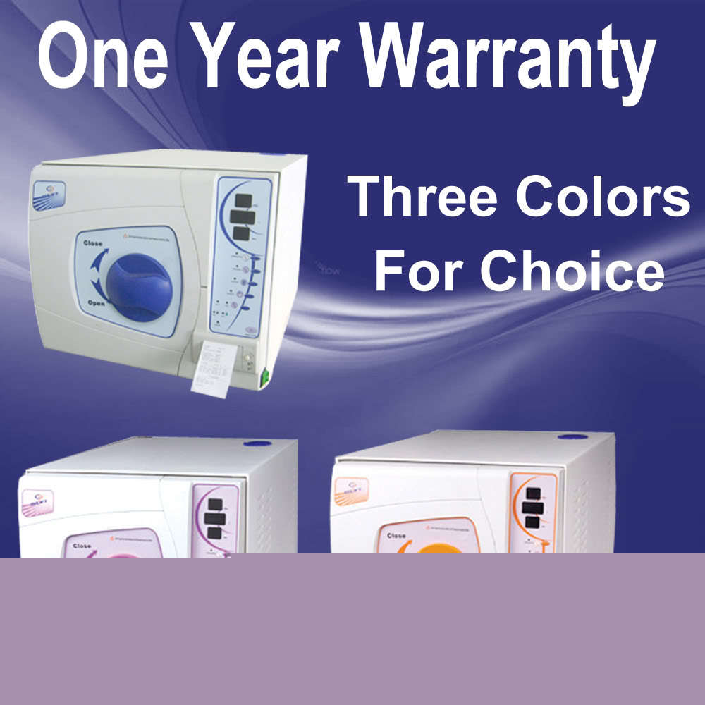 New vacuum steam autoclave sterilizer 12L data printing