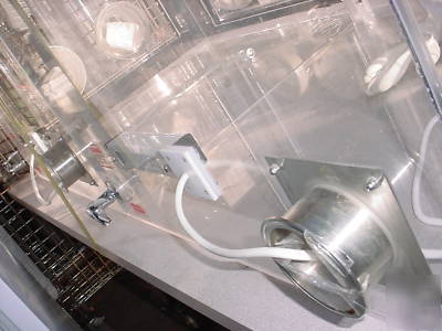 Plas labs 5 station glove box custom unit 72