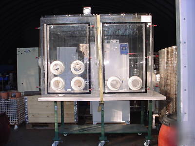Plas labs 5 station glove box custom unit 72