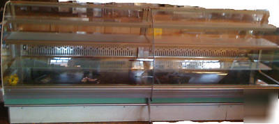 Sifa bakery deli cafe refrigerated display case curved