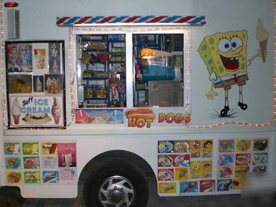 Soft ice cream and novelty truck 