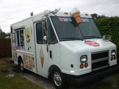 Soft ice cream and novelty truck 