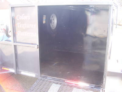 Trailer with attached essicks mortar mixer
