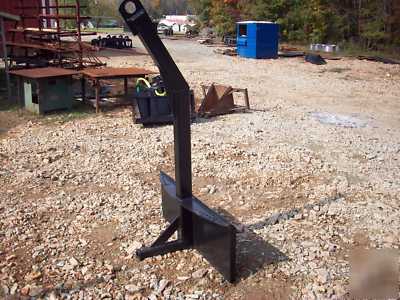 Tree boom skid loader steer bobcat