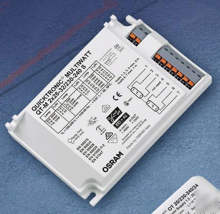 Osram dulux cfl 4-pin electronic ballast qt-m 2X26W-42W