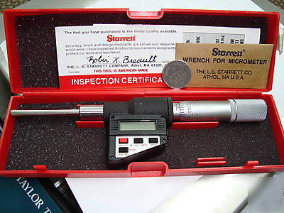 Starrett 50MM electronic micrometer head 65062 msrp$519