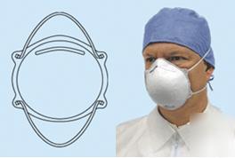 Tronex 536N95C respirator mask without exhale valve