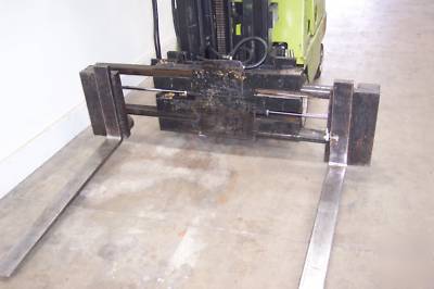 1993 clark 3000 lb forklift with fork positioner cheap