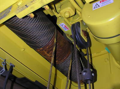 Acco 3 ton cable hoist, winch, lift