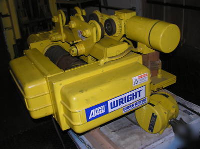 Acco 3 ton cable hoist, winch, lift