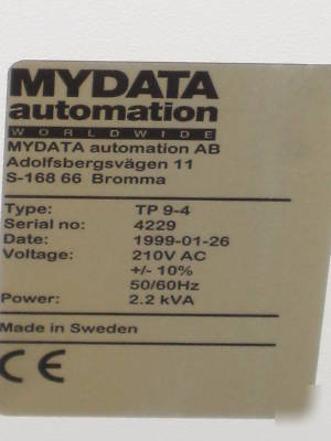 Complete smt prototype pick and place line mydata mpm