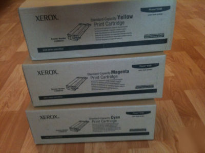 Genuine oem xerox color toners for 6180 c/y/m 113R00719