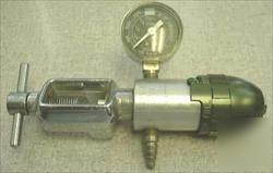 Hudson ot 408 b oxygen regulator w/ gauge