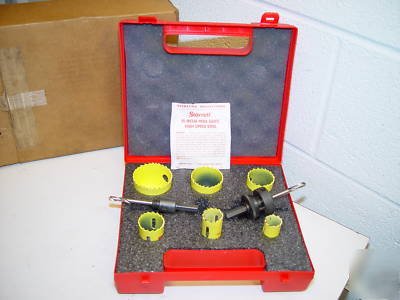 Starrett hole saw kit 6 pc 7/8