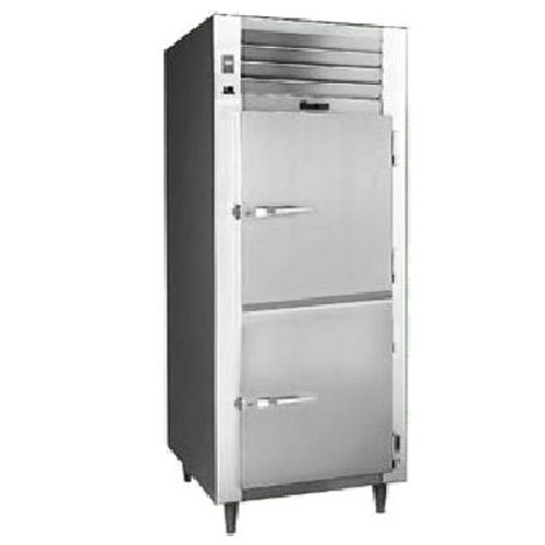 Traulsen G12001 reach-in freezer, 1 pair stainless stee