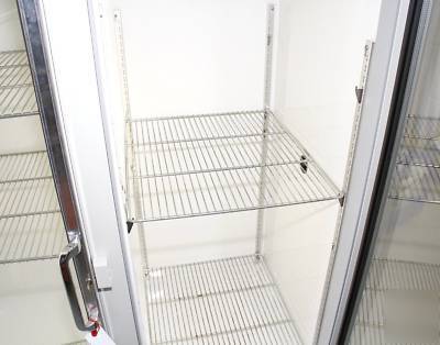 Vwr two swinging glass door refrigerator 2005