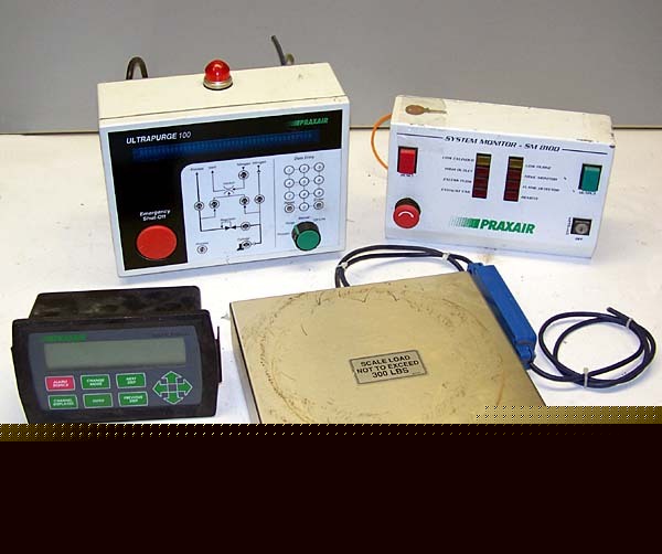 Lot 4 pcs praxair flopure ultrapurge gas control +scale