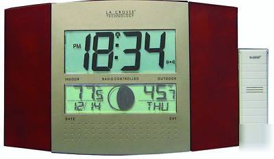 Mfj-134RC la crosse temperature/calendar atomic clock