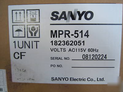 New sanyo medicool mpr-514 pharmaceutical refrigerator